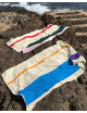 Strandlaken 90x180cm | aqua/orange/purple/yellow