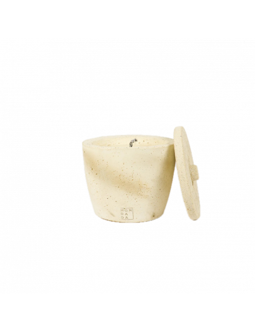 Outdoor Urban Candle Ecru + Deksel | small / neutral