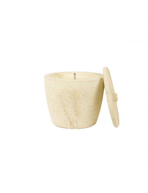 Outdoor Urban Candle Ecru + Deksel | medium/neutral