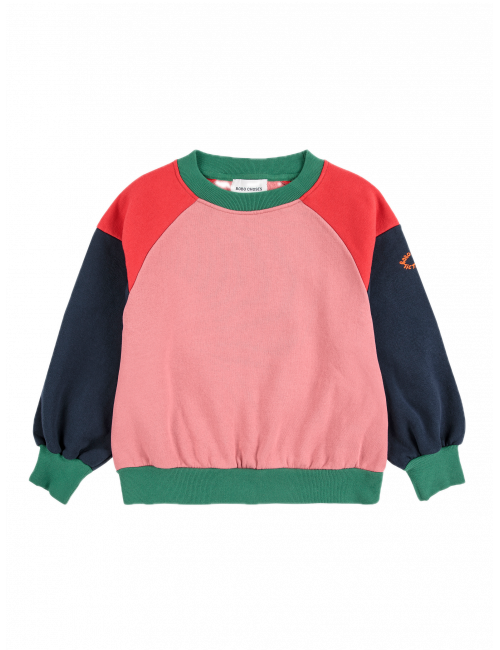 Sweatshirt | tic tac toe color block