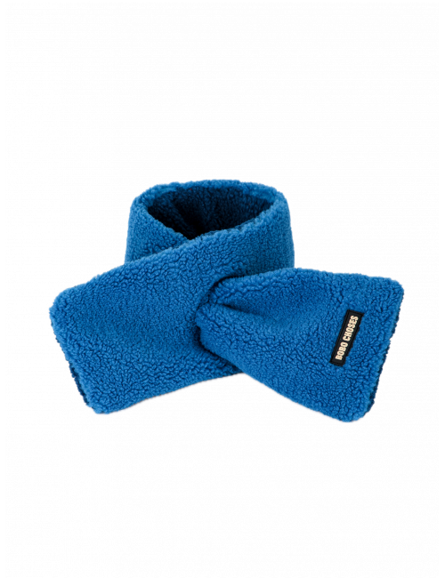 Nekwarmer Schapenvacht | blauw