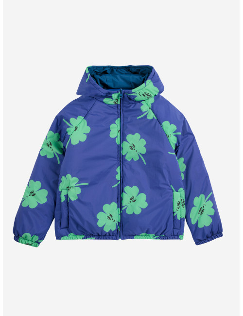 Omkeerbare Jas | lucky clover all over/12-13Y