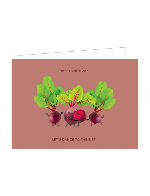 Wenskaart | let's dance to the biet