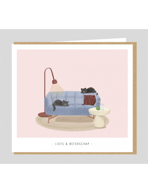Wenskaart | liefs en beterschap