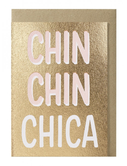 Wenskaart | chin chin chica