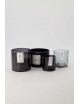 Waxinelichthouder Hammered Glas | small/antracietgrijs