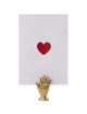 kaartenstandaard metaal hand goud
