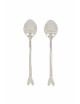 set van 2 lepeltjes hartje | zilver