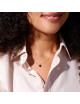 Gouden Bedeltje Hartje | close to my heart/burgundy