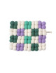 Potonderzetter | checked green lilac