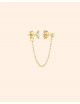 From The Front To The Back Oorbel | goud
