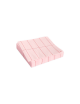 Servetten Lunch | light pink/red grid