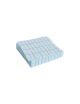Servetten Lunch | light blue/blue grid