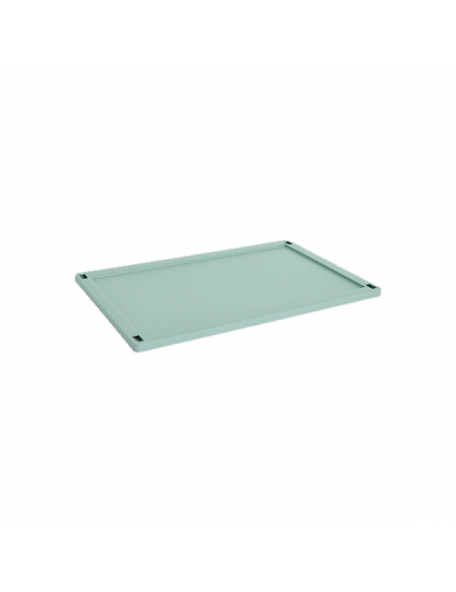 Colour Plooibox Deksel Large | kunststof/sage green