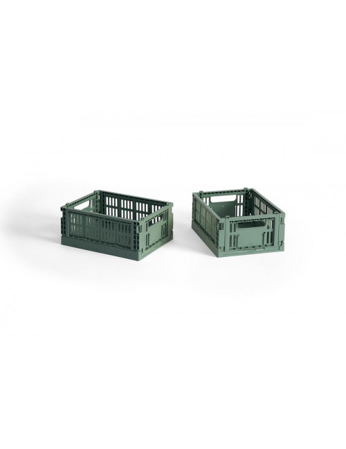 Plooibox Mini (set van 2) | sage green