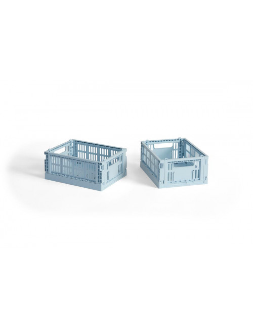 Plooibox Mini (set van 2) | soft blue
