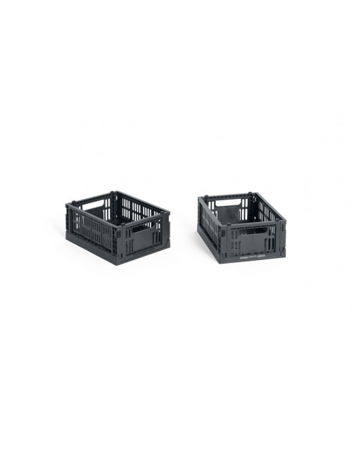 Plooibox Mini (set van 2) | charcoal