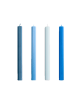 Hexagon Kaars (set van 4) | blues