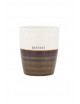 koffiemok coffee wit/bruin