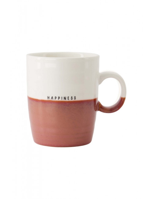 Theemok | happiness wit/burgundy