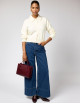 Handtas Jackie Midi | dark cherry/webbing strap