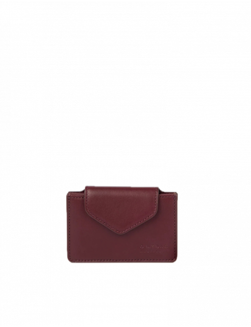 Harmonica Portemonnee | dark cherry/klassiek leder