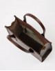 Handtas Jackie Midi | chocolate/webbing strap
