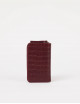 Jett Portemonnee | dark cherry croco leder