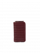 Jett Portemonnee | dark cherry croco leder