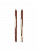 Dryp Kaarsen (set van 2) | dark chocolate