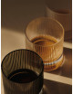 Tumbler Glazen Ripple (set van 2) | helder