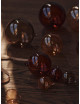 Kerstballen Glas Medium (set van 3) | roseate