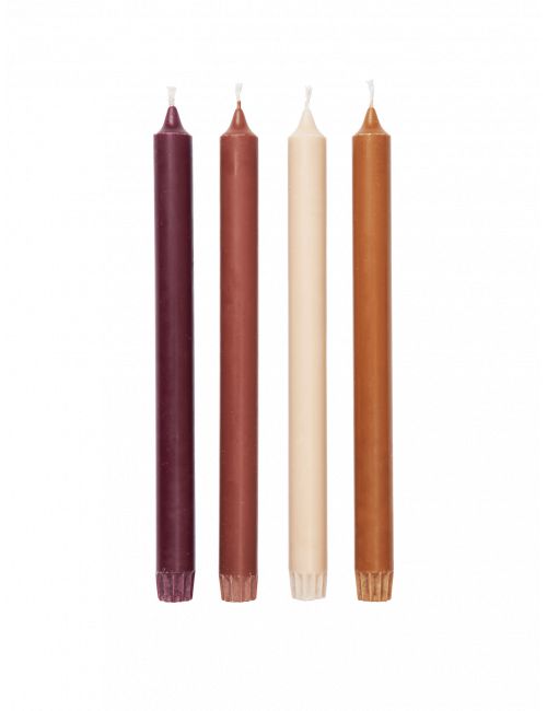 Pure Kaarsen (set van 4) | roseate blend