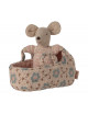 Baby Muis in Draagmandje | rose