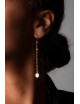 Asymmetrische Oorbellen Goud | pyriet/oog/goudgrijs