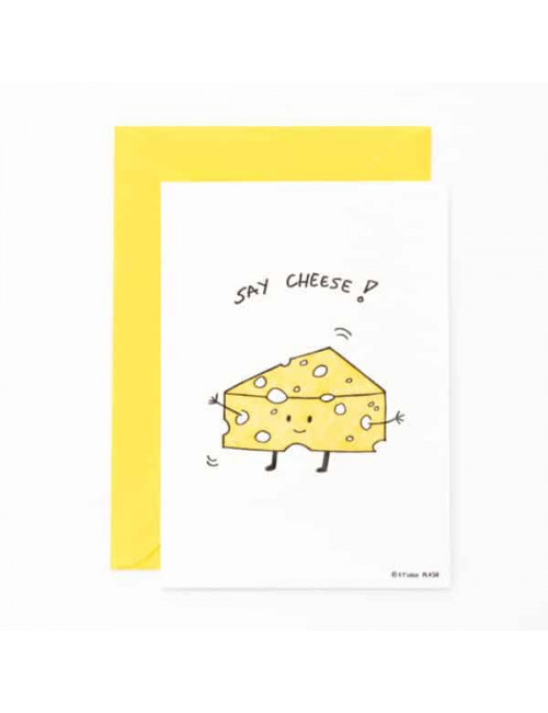Wenskaart | say cheese