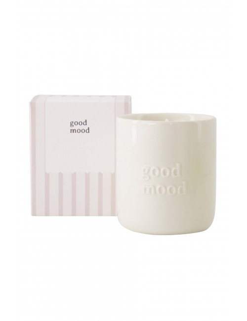 Geurkaars Keramiek in Doosje | good mood