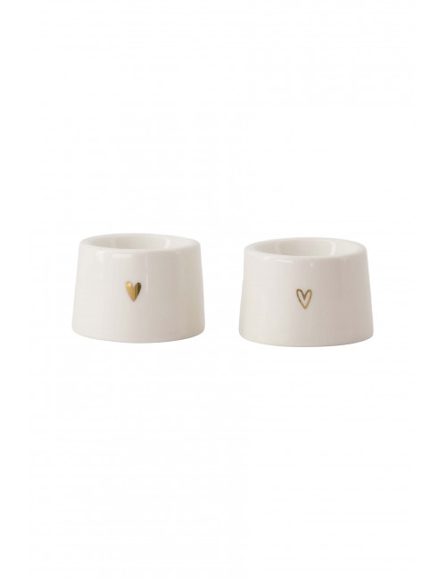 Eierdopjes Keramiek (set van 2) | hartje