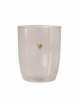 Drinkglas | hartje/zand