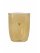 Drinkglas | hartje/oker