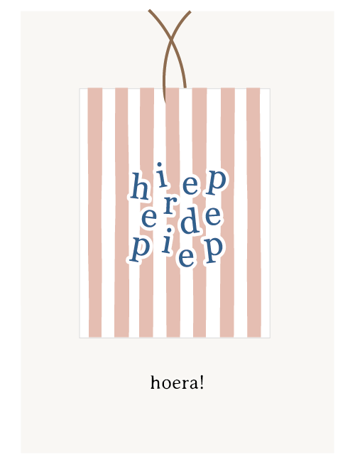 Ansichtkaart Mini Geurzakje | hieperdepiep hoera