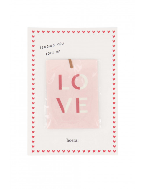 Ansichtkaart Mini Geurzakje | love