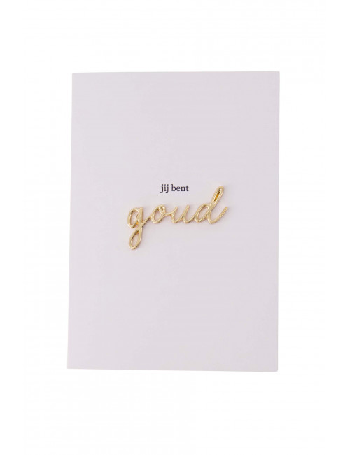 Wenskaart Magneet | jij bent goud
