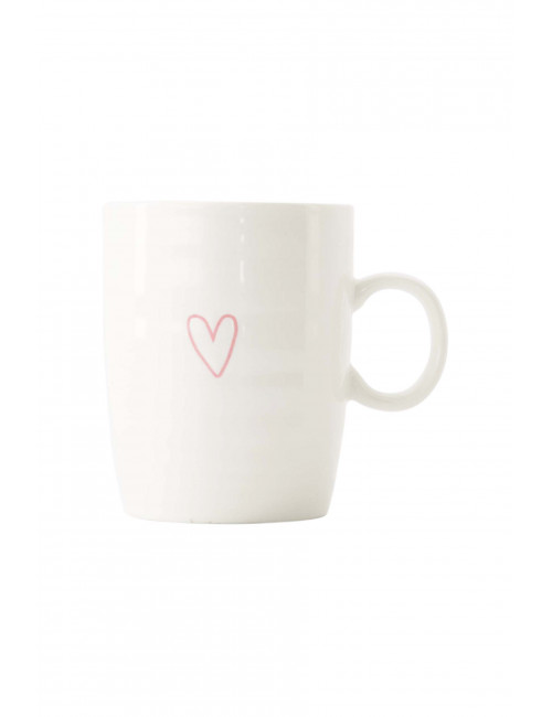 Theemok | hartje/wit/roze