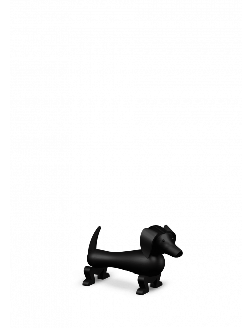 Small Dog | dark stained oak