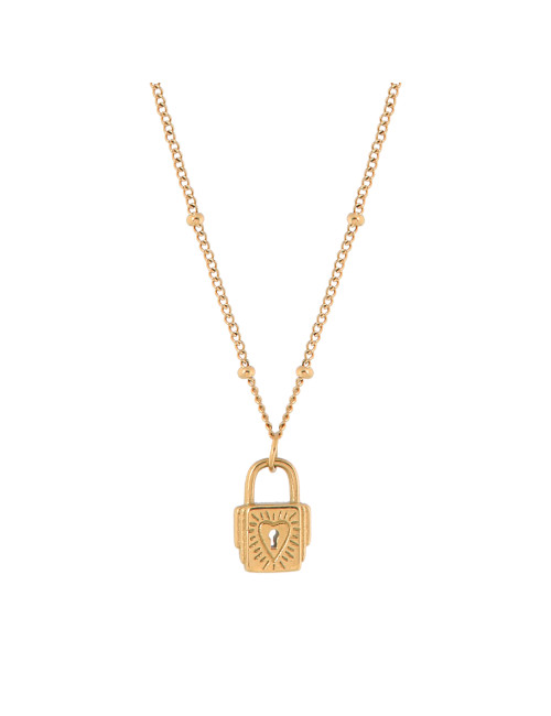 Lock Of Love Ketting | goud
