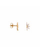 Shiny Leaf Stud | goud