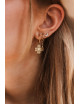 Shiny Leaf Stud | goud