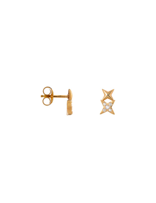 Double Star Stud | goud