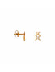 Double Star Stud | goud